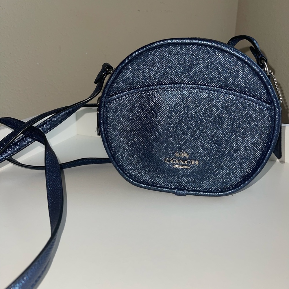 Coach Glitter Blue crossbody bag